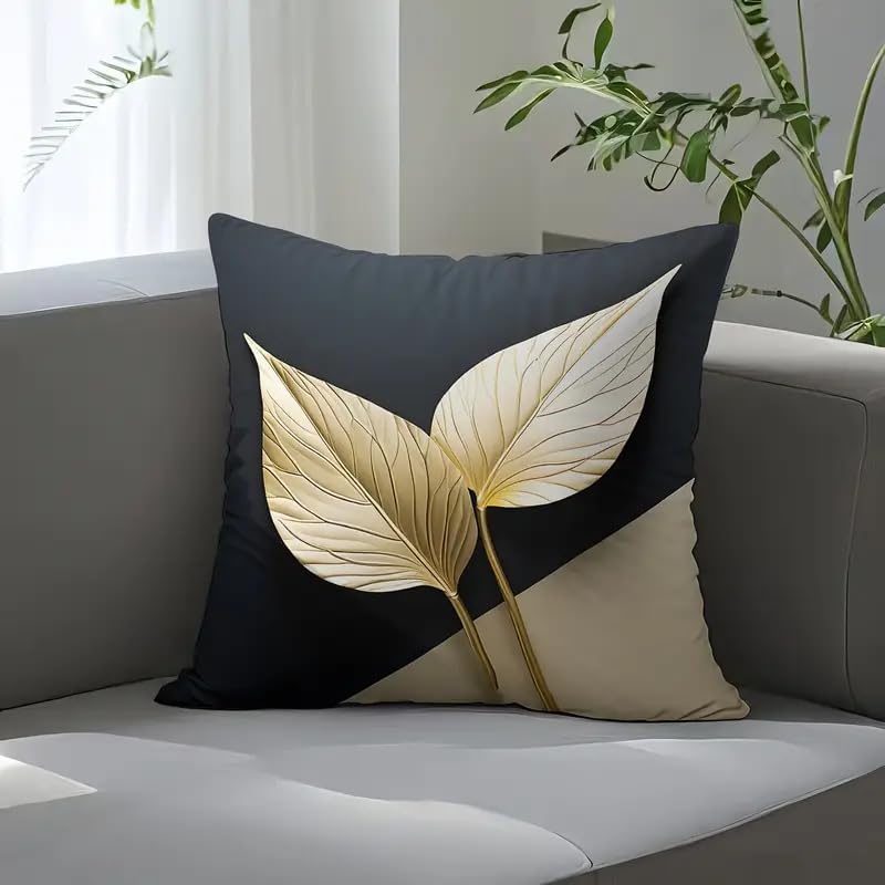 2pcs Modern Decorative Linen Throw Pillow Cover, Square Cushion Case - Image 6