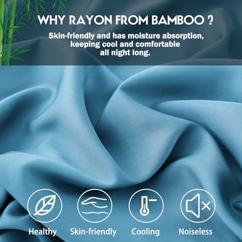 Pillowcases Standard Size 2 Pack, Cooling Viscose from Bamboo Pillow Cases - Image 2
