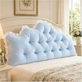College Dorm Bed Bolster Pillow Long Reading Rectangular Headboard Pillow by Unknown