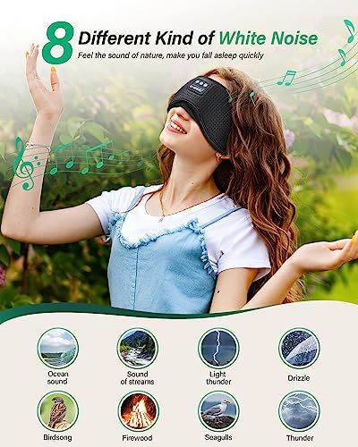 LC-dolida Sleep Headphones, Sleep Mask - Image 3