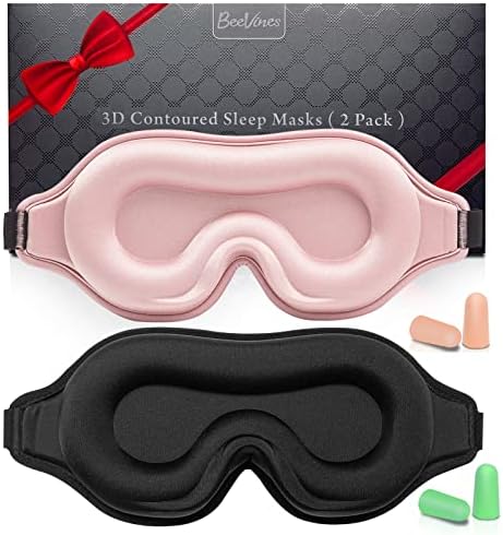 BeeVines 3D Contoured Sleep Mask by BeeVines