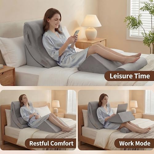 Axelrod 4PCS Orthopedic Bed Wedge Set — 21.8" Wide Foam Wedges - Image 2