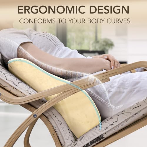 Lumbar Support Pillow for Recliner, Large Memory Foam Back Support Cushion for - Image 2