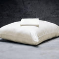 LUXOME 100% Rayon (Viscose) from Bamboo Pillowcase Set (Standard/Queen) | 400 Thread Count | Moisture-Wicking | Envelope Closure | Ivory