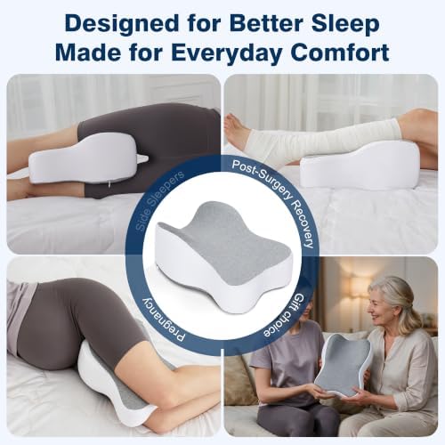 UJPFEO Knee Pillow for Side Sleepers, Leg Pillows for Sciatica, Joints Between - Image 5