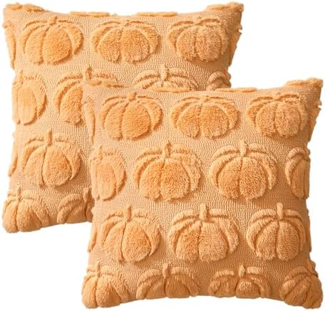MIULEE Fall Pillow Covers Pumpkin Fall Decor 26x26 Pumpkin - Image 6
