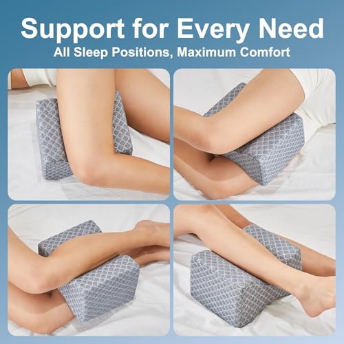 UJPFEO Knee Pillow for Side Sleepers, Leg Pillow for Sciatica, Joints Pain - Image 4