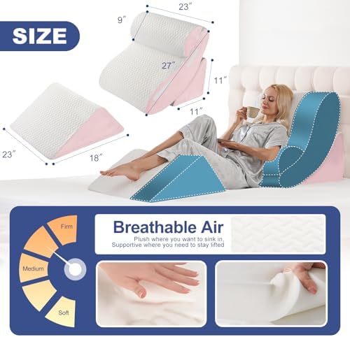 WSOFRLAC 4PC Geriatric Wedge Pillow System - Image 2