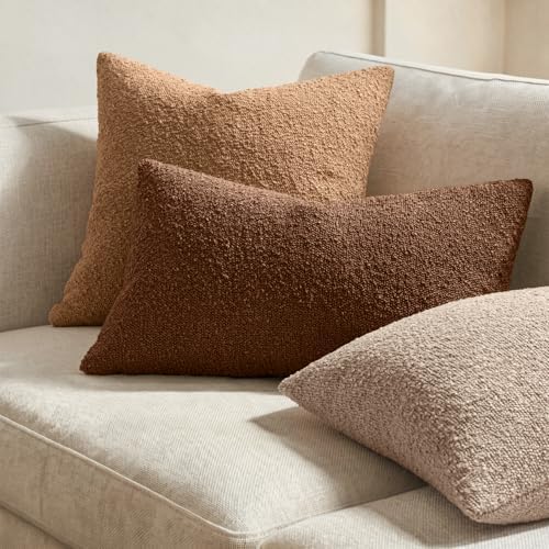 MIULEE Textured Boucle Lumbar Pillow Cover - Image 3