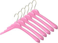 All Hung Up Hangers Plastic Coat Hangers, Clothes Hangers (Pink, 36pk)