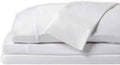 SHEEX - Original Performance Sheets Set (Queen) Bright White - Cooling Sheets - Moisture Wicking - 1 Flat Cooling Sheet, 1 Fitted Cooling Sheet, 2 Pillow Covers - Wrinkle Free - Sleep Aid