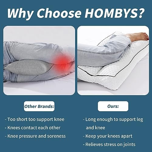 HOMBYS Shredded Memory Foam Knee Pillow - Image 5