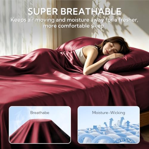 MR&HM King Pillowcase Set of 2, Cooling & Breathable - Image 3