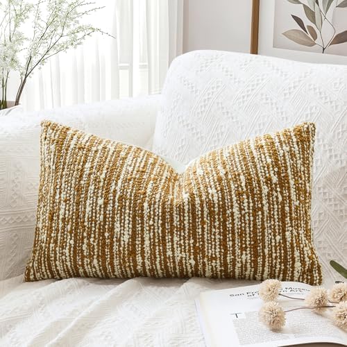 Artscope Lumbar Throw Pillow Cover 12x20 Super Thick Body Pillow Cover by Artscope
