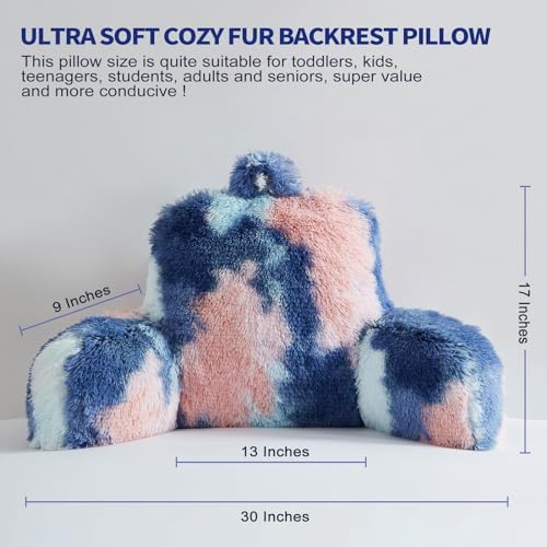 Faux Fur Reading Pillows - Image 3