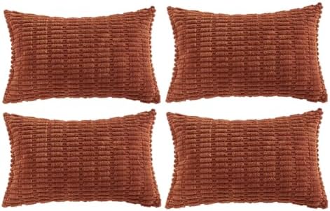 Fancy Homi 4 Packs Decorative Throw Pillow Covers by Fancy+Homi