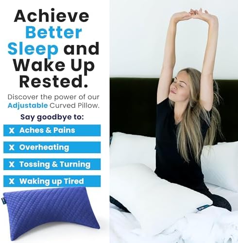 Sidney Sleep Adjustable Bed Pillow - Image 6