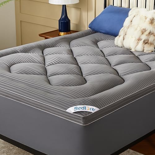 BEDLORE California King Mattress Topper, Thick Pillow Top Soft Mattress Pad by Bedlore