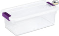 Sterilite 36-Pack ClearView Latch Box, Stackable Storage Organizer Bins for Home, 6 Quart