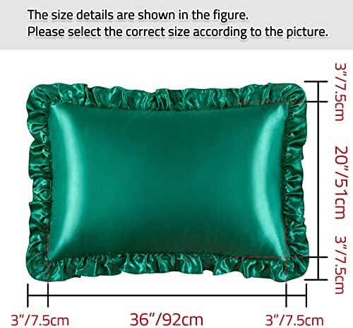 Silky Satin Ruffled Pillow Cases - Image 5