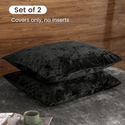 PHF Truly Velvet Pillowcases Standard Size 20" x 26", No Insert - Image 4