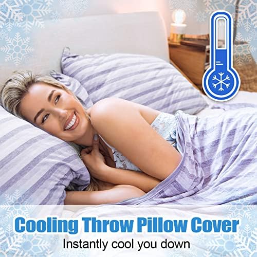 Cooling Pillow Case Covers Only, Standard Size Set of 2 - Image 3