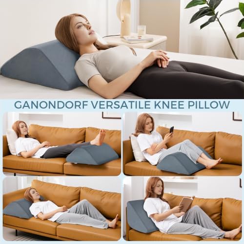 Knee Wedge Pillow for Post-Surgery Recovery-Leg Elevation Support for Sleep - Image 4