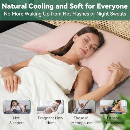 Cooling Curved Pillowcase for Side Sleeper Pillow - Image 5