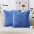Home Brilliant Blue Decorative Pillows Large Throw Pillow Cover by HomeBrilliant