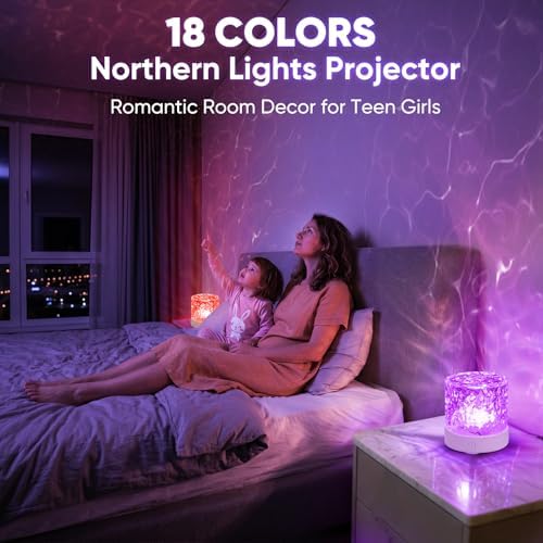 YXQUA Ocean Wave Projector, 16 Colors Northern Lights, Plug-in - Image 3