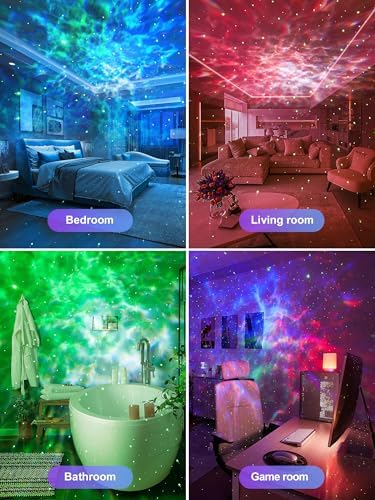 One Fire Galaxy Projector,15 Colors,Gifts for Girls&Women&Boys,White Noise - Image 6