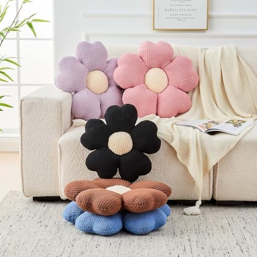 Kcvvcr Flower Throw Pillow, Cute Flower Shaped Pillow Decorative Throw Pillow - Image 4