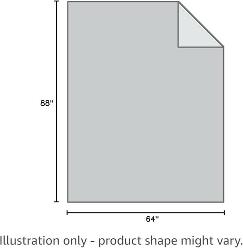 100% Viscose Made from Bamboo Comforter for Hot Sleepers- Breathable Silky Soft Duvet Insert Twin Size-with 8 Corner Tabs- All Season Comforter (88x64 Inches, Grey)