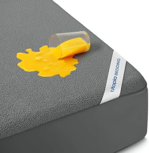 Waterproof Full Size Mattress Protector fits Upto 15" Deep Pocket by UTOPIABEDDING