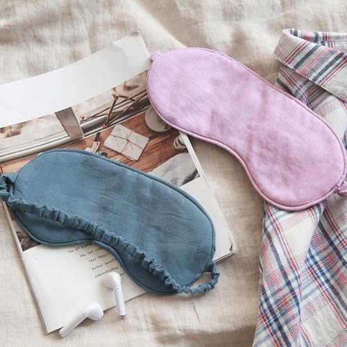 100% Pure Linen Sleep Mask Blackout Eye Mask - Image 5