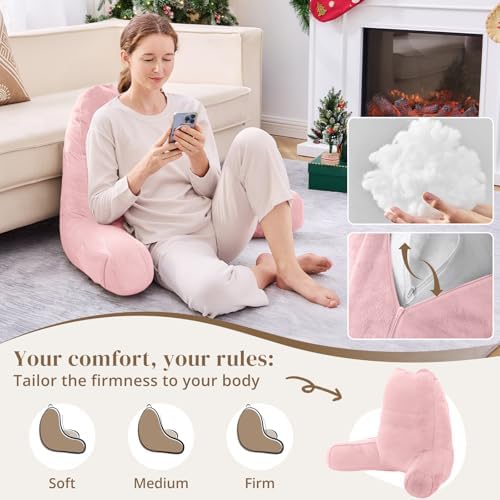 Sasttie Reading Pillow for Bed, Back Pillow for Sitting Up - Image 3