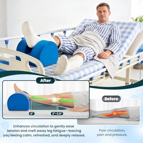 Knee Replacement Pillow, Ergonomic Foot Elevation Pillow - Image 3