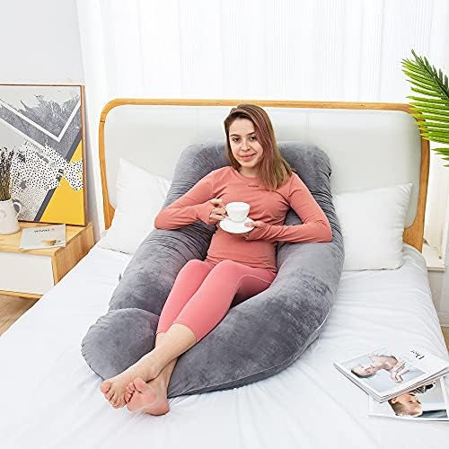 60in Full Body Pillow | Nursing, Maternity and Pregnancy Pillow | Extra Large U - Image 4