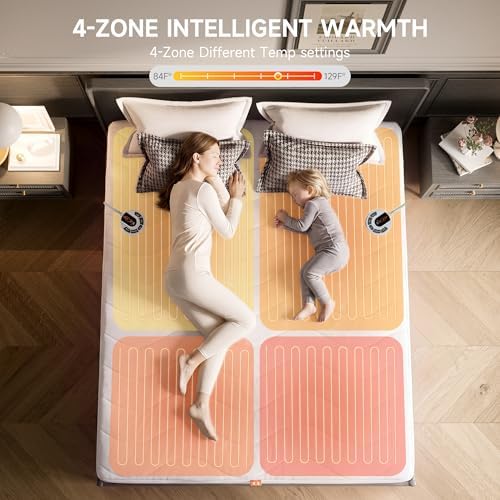 Texciting Heated Mattress Pad Queen Size-Bed Warmer - Image 3