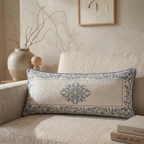 ISAENNE Designer Linen Throw Pillow Cover - Image 3