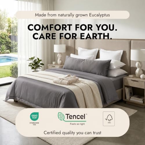 Cotton Metrics Body Pillowcase 20x72 – 100% Tencel Lyocell Eucalyptus Cooling - Image 2