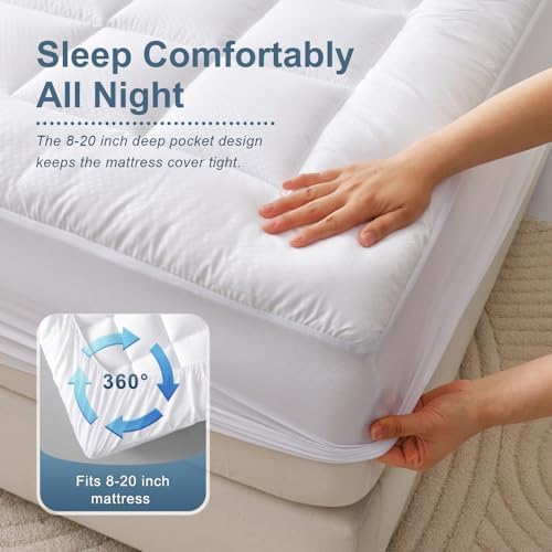 King Mattress Topper, Mattress Pad - Image 4