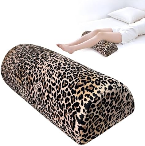 Knee Pillow for Back Sleeping – Half Moon Bolster Pillow for Under Knee While by Unknown
