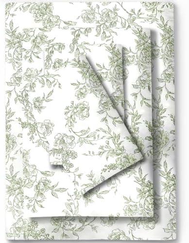 Feather & Stitch 100% Cotton Sateen 500 TC Twin Size Bed Sheet Set by FEATHERSTITCHNEWYORK