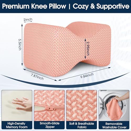 BlissTrends Memory Foam Knee & Leg Pillow - Image 2