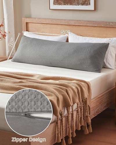 YZ HOME Waffle Weave Body Pillow - Image 3