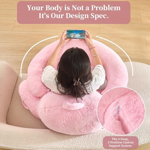 19" Reading Pillow for Bed, U Shaped Arm & Elbow Support - Image 4