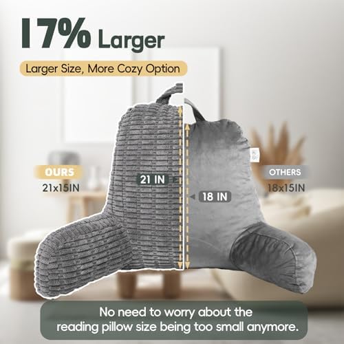 21" Higher Large Reading Pillow - Image 3