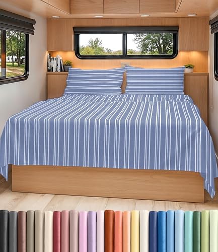 Short Queen Size 4 Piece Bed Sheet Set by CGKUnlimited