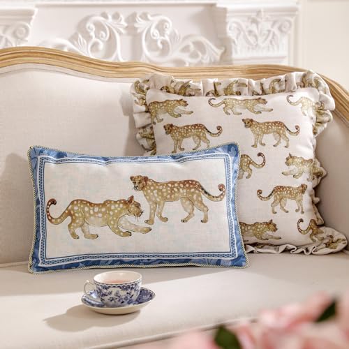 patdrea Designer Vintage Linen Throw Pillow Cover - Image 2